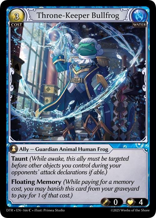 Throne-Keeper Bullfrog - 166 - C - Foil