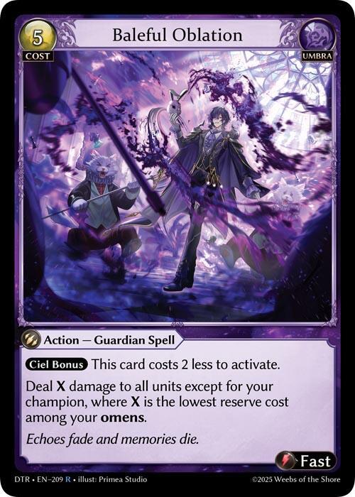Baleful Oblation - 209 - R - Foil