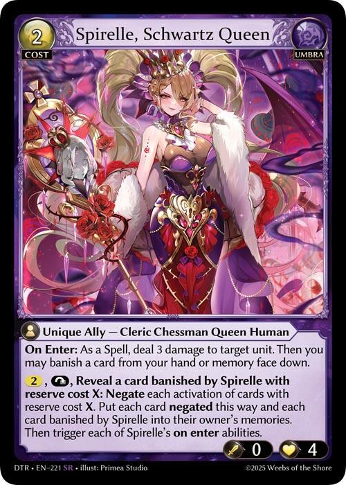Spirelle, Schwartz Queen - 221 - SR