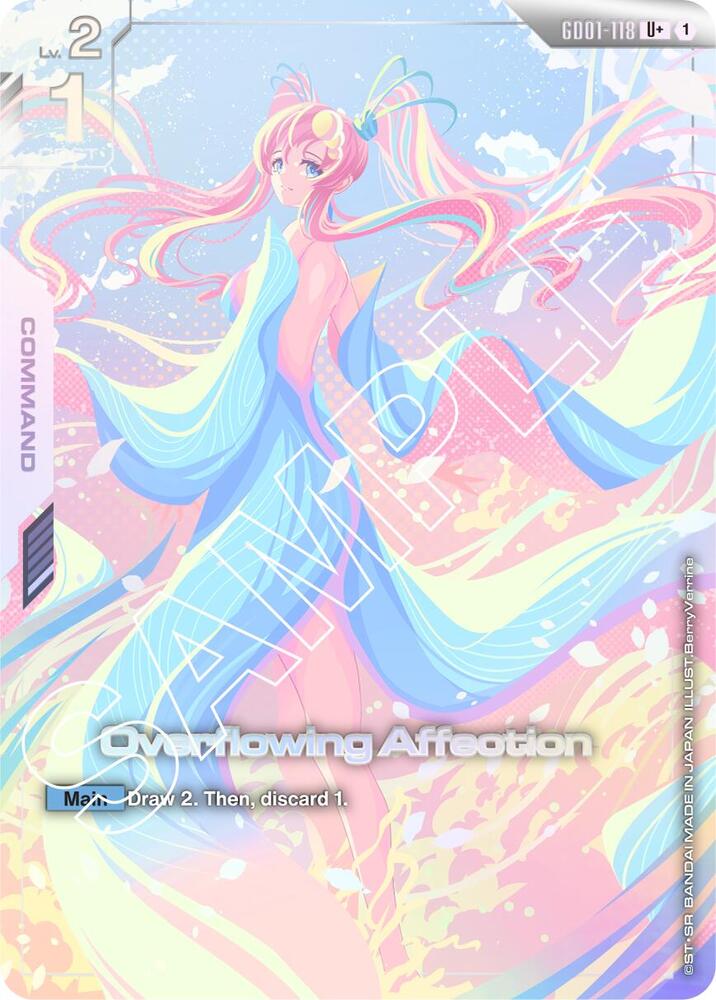 Overflowing Affection (U+) - GD01-118 - Uncommon - Holo