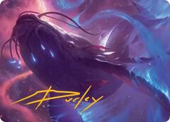 Starbreach Whale Art Card - Gold-Stamped Signature