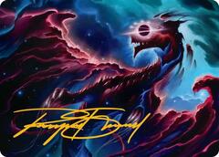 Nova Hellkite Art Card (18/54) - Gold-Stamped Signature