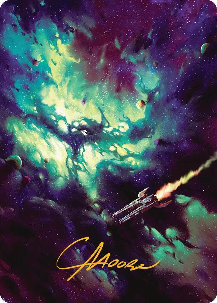 Blinkmoth Nexus Art Card - Gold-Stamped Signature