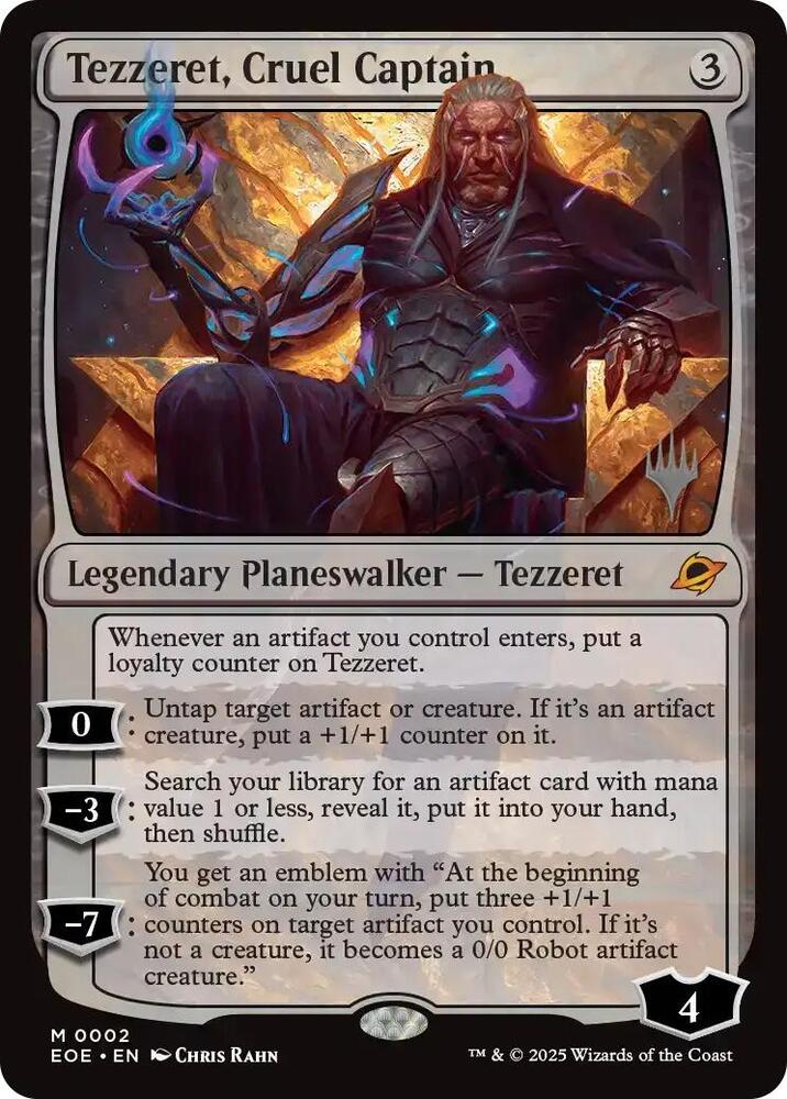 Tezzeret, Cruel Captain - Promo Pack
