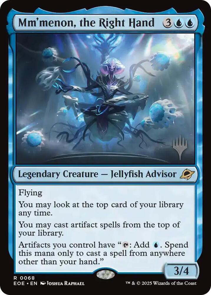 Mmmenon, the Right Hand - Foil - Promo Pack
