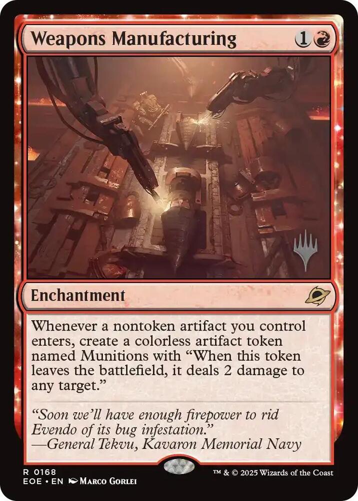 Weapons Manufacturing - Foil - Promo Pack