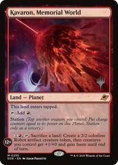 Kavaron, Memorial World - Foil - Promo Pack