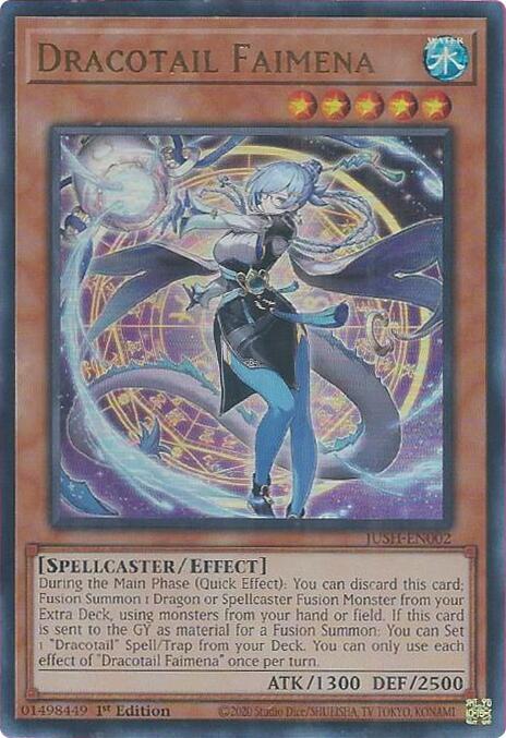 Dracotail Faimena - JUSH-EN002 - Collectors Rare - 1st Edition