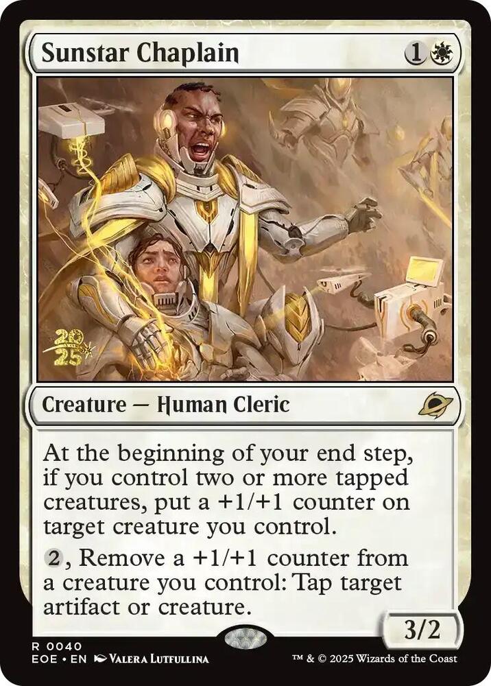 Sunstar Chaplain - Foil - Prerelease Promo