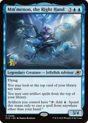 Mm'menon, the Right Hand - Foil - Prerelease Promo