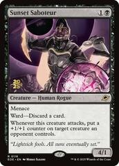 Sunset Saboteur - Foil - Prerelease Promo