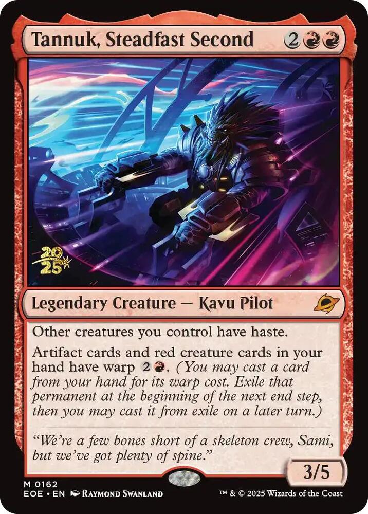 Tannuk, Steadfast Second - Foil - Prerelease Promo