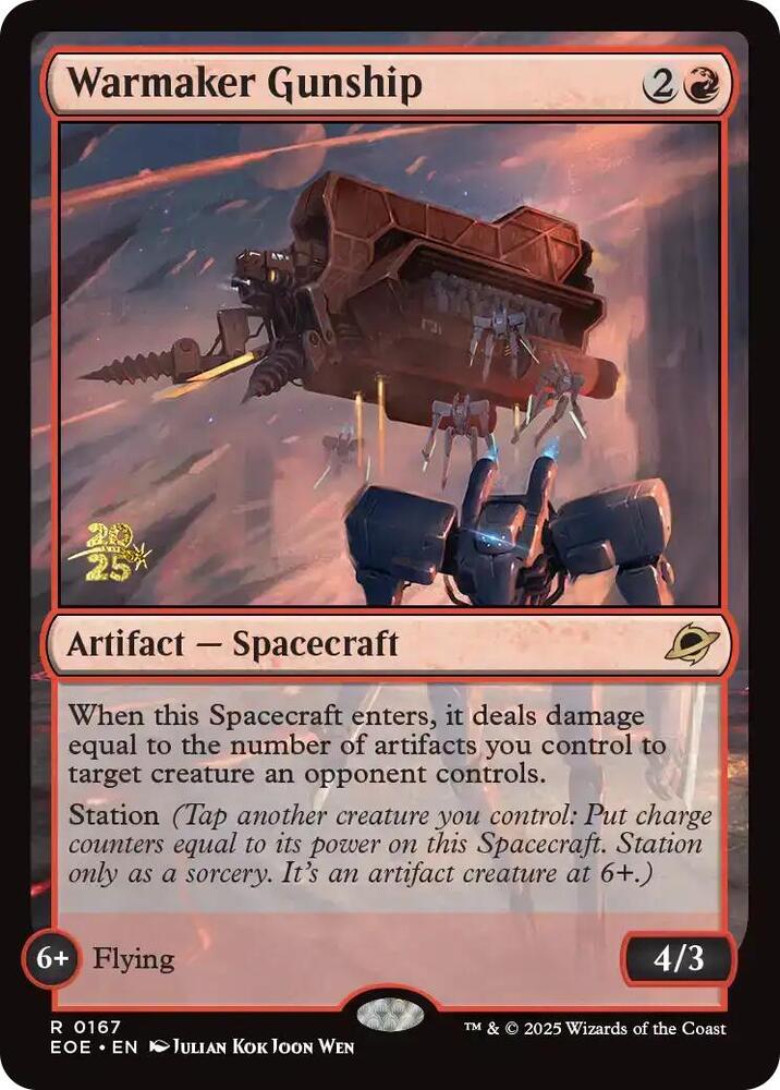 Warmaker Gunship - Foil - Prerelease Promo