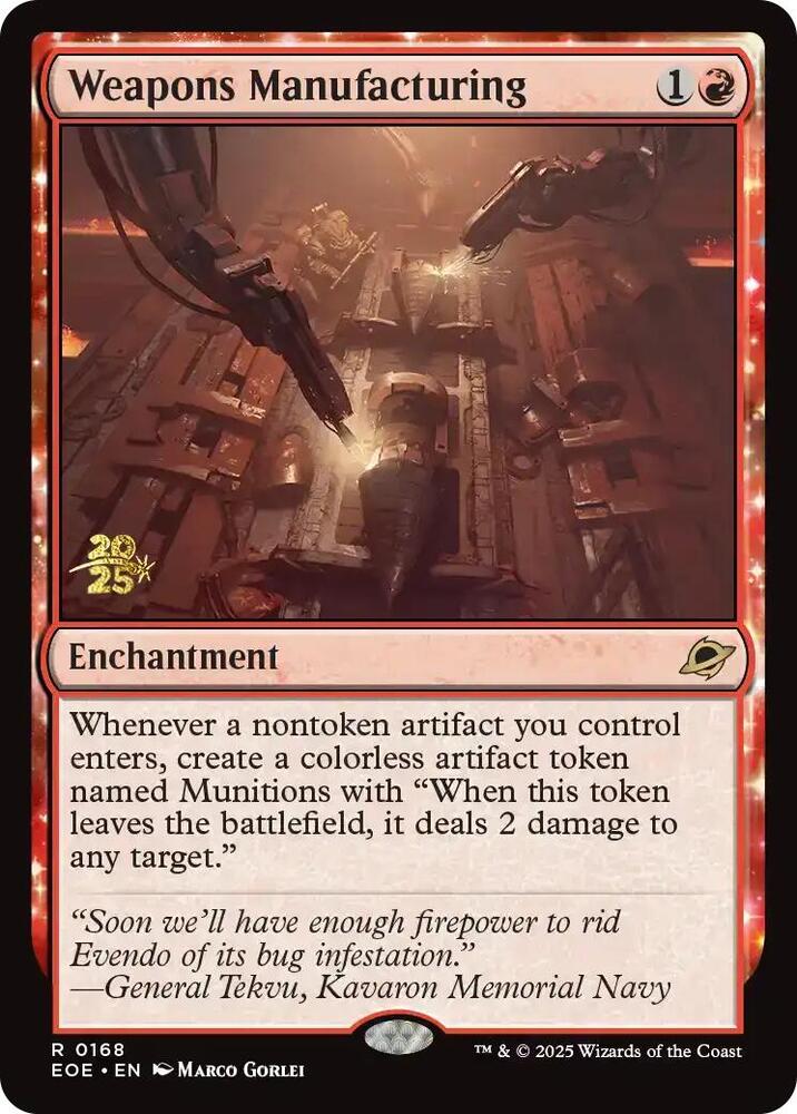 Weapons Manufacturing - Foil - Prerelease Promo