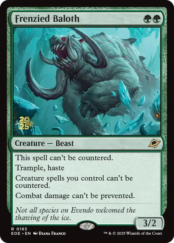 Frenzied Baloth - Foil - Prerelease Promo