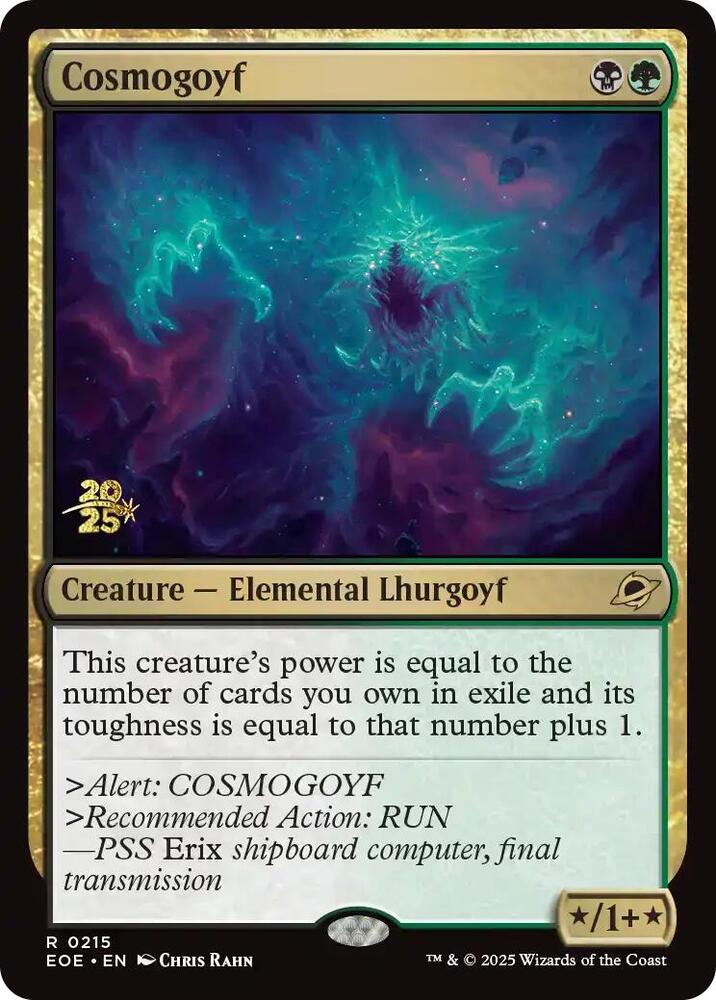 Cosmogoyf - Foil - Prerelease Promo