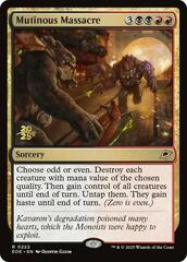Mutinous Massacre - Foil - Prerelease Promo