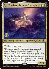 Syr Vondam, Sunstar Exemplar - Foil - Prerelease Promo