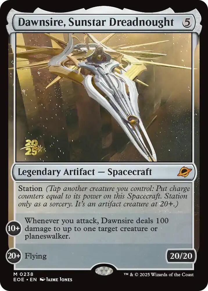Dawnsire, Sunstar Dreadnought - Foil - Prerelease Promo