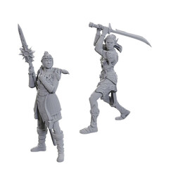 D&D Nolzur's Marvelous Unpainted Minis: Baldur's Gate 3 - Lae'zel & Shadowheart
