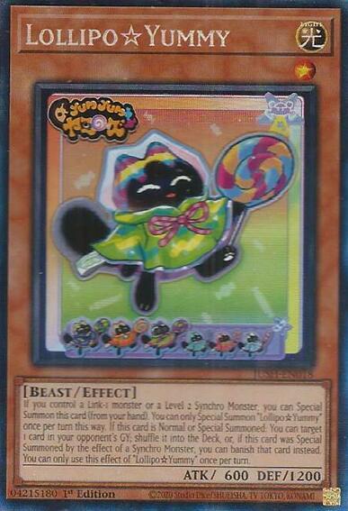 LollipoYummy - JUSH-EN018 - Starlight Rare - 1st Edition