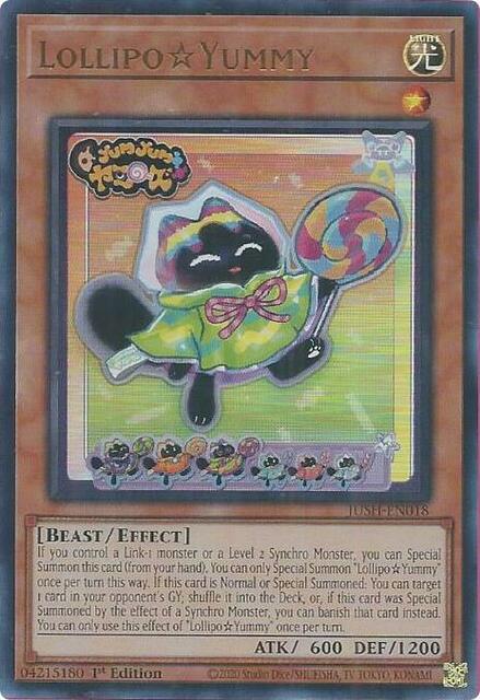 LollipoYummy - JUSH-EN018 - Collector's Rare - 1st Edition