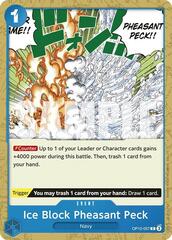 Ice Block Pheasant Peck - OP12-057 - C