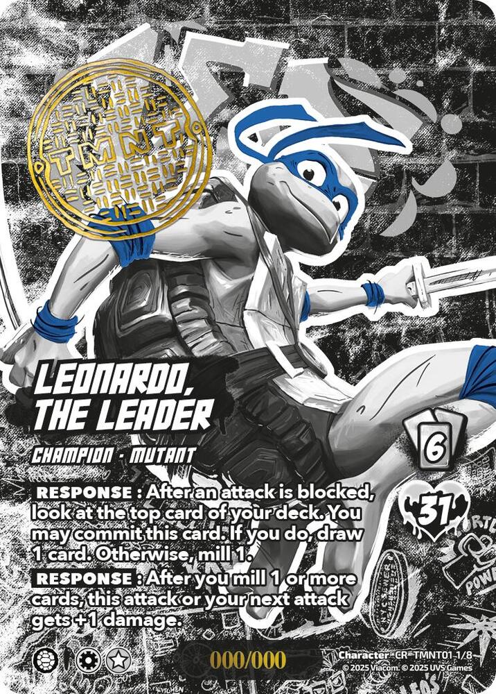 Leonardo, the Leader (Serial Numbered) - Foil