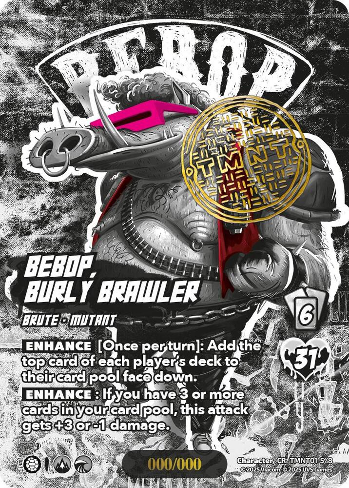Bebop, Burly Brawler (Serial Numbered) - Foil