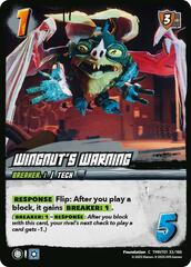 Wingnut's Warning