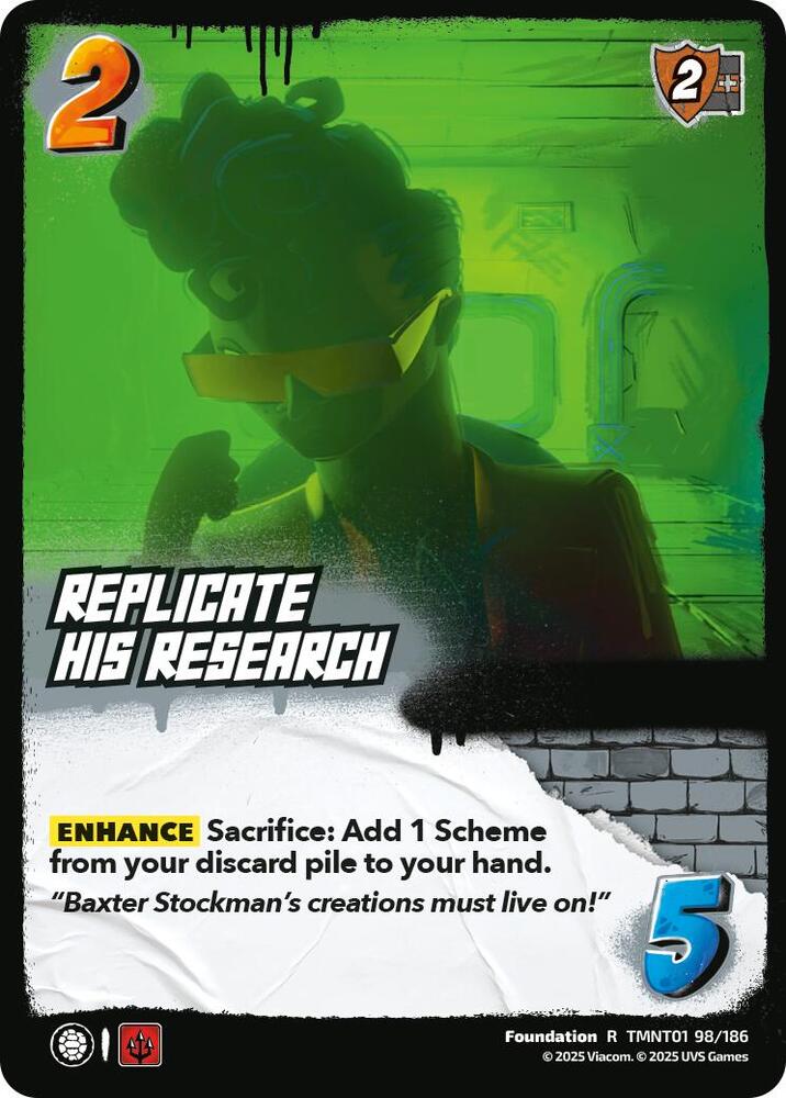 Replicate His Research - Foil