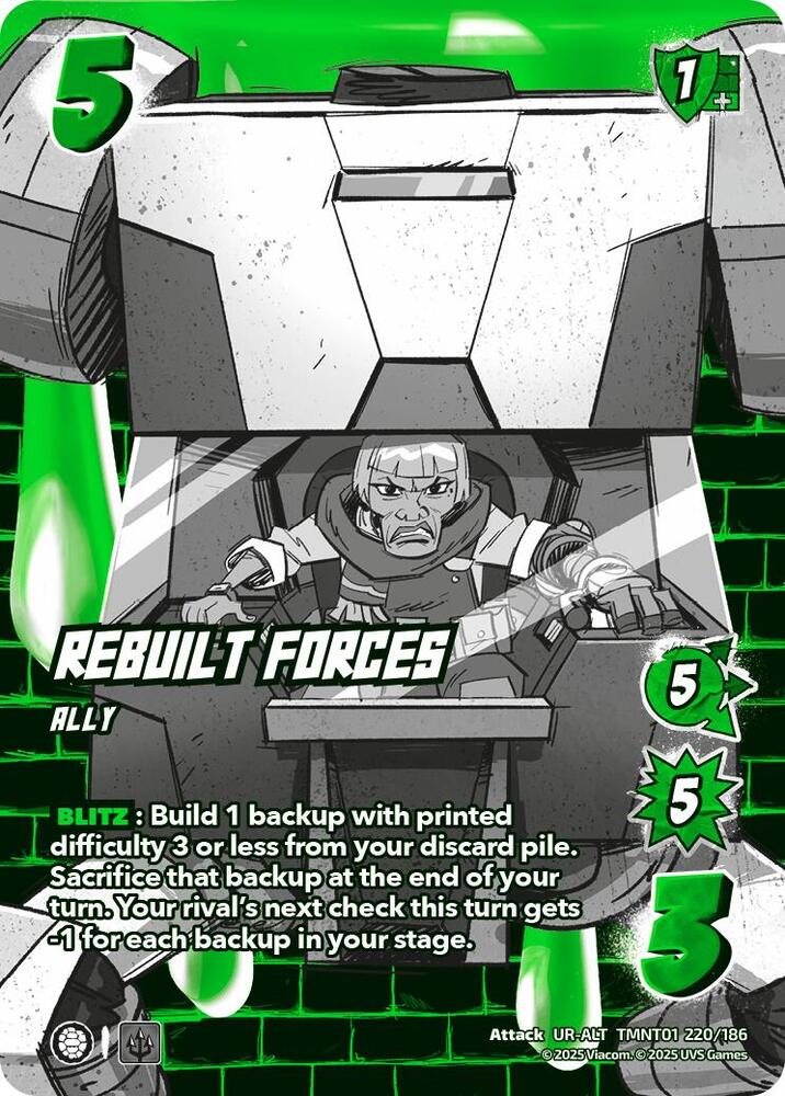 Rebuilt Forces (Alternate Art) - Foil