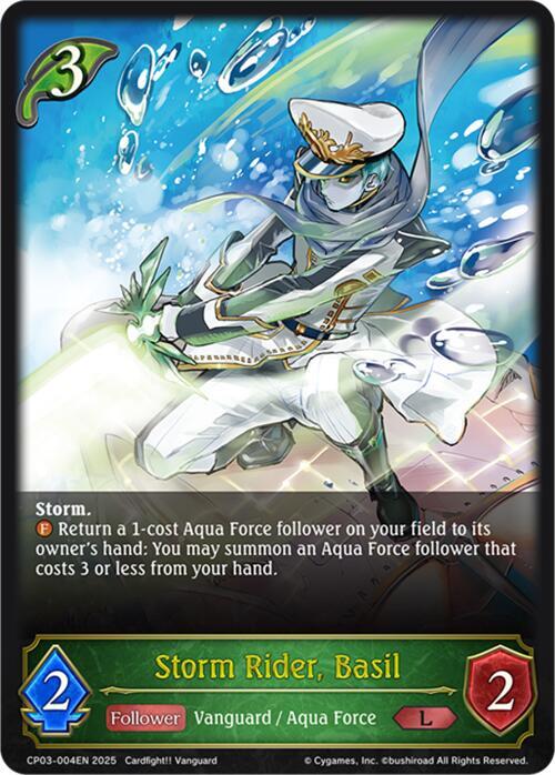 Storm Rider, Basil - CP03-004EN - L