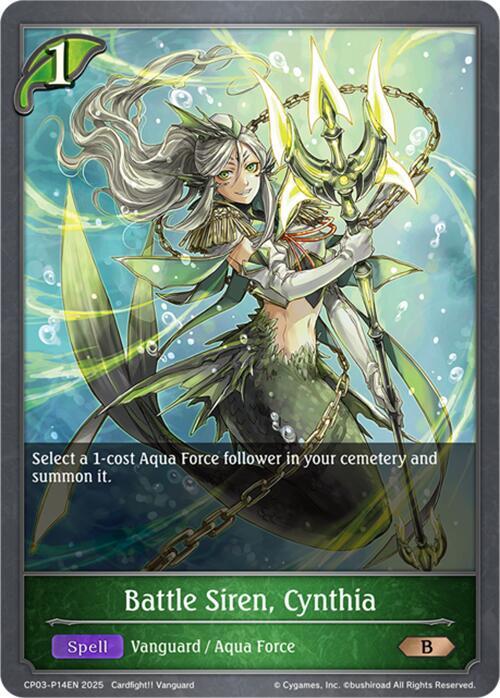 Battle Siren, Cynthia - CP03-P14EN - P - Foil