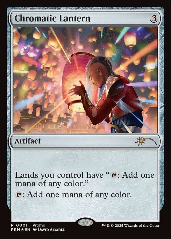 1x Chromatic Lantern (1) - FOIL PROMO Pride Month MTG Unique