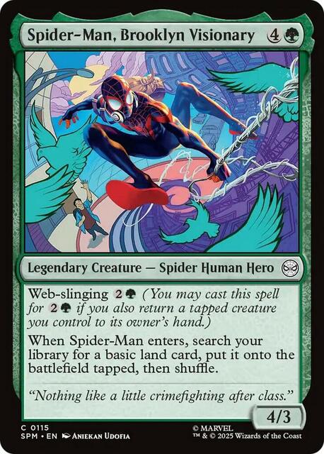 Card Titan - MTG cards and accessories - Spider-Man, Brooklyn Visionary -  MTG Singles  Marvel's Spider-Man (SPM)