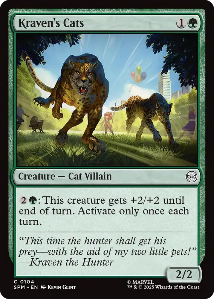 Kraven's Cats - Foil