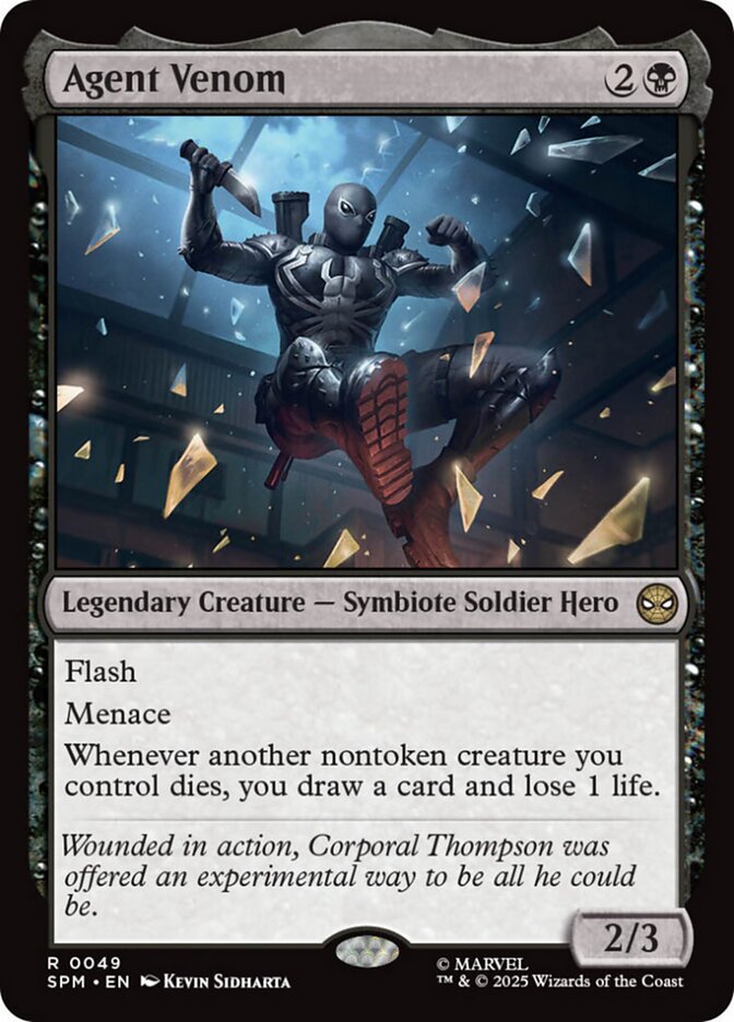 venom card mtg Agent Venom - Magic the Gathering » MTG Card Singles » 2025 » Marvel:  Spider-Man - 41/42