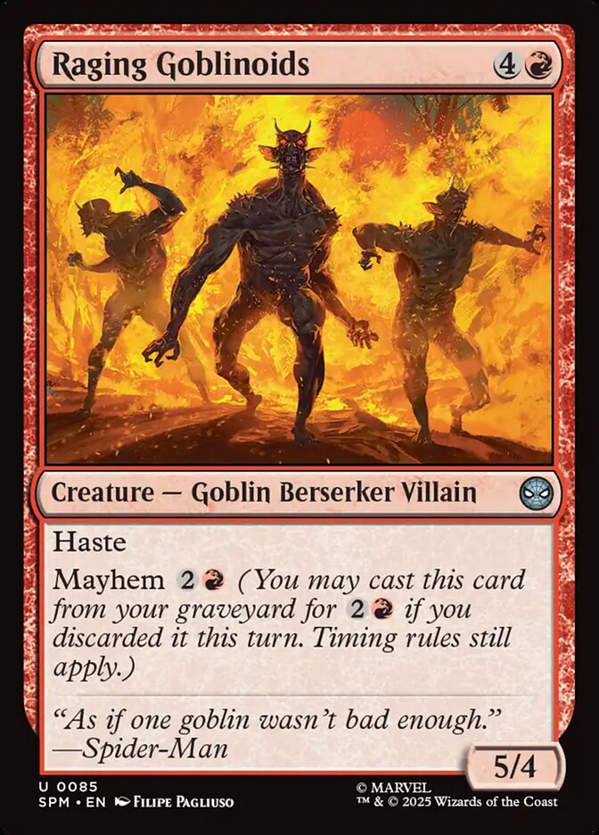 Raging Goblinoids - Foil
