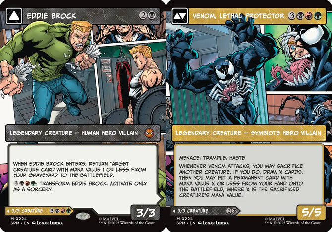Mint/Near-Mint, French - 1 x MTG Eddie Brock - 0224 - Borderless