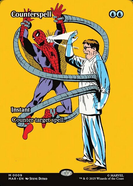 Card Titan - MTG cards and accessories - Counterspell - Foil - Borderless - MTG Singles Marvel Universe - Eternal-Legal (MAR) Card Titan - MTG cards and accessories - Counterspell - Foil - Borderless - MTG Singles Marvel Universe - Eternal-Legal (MAR)