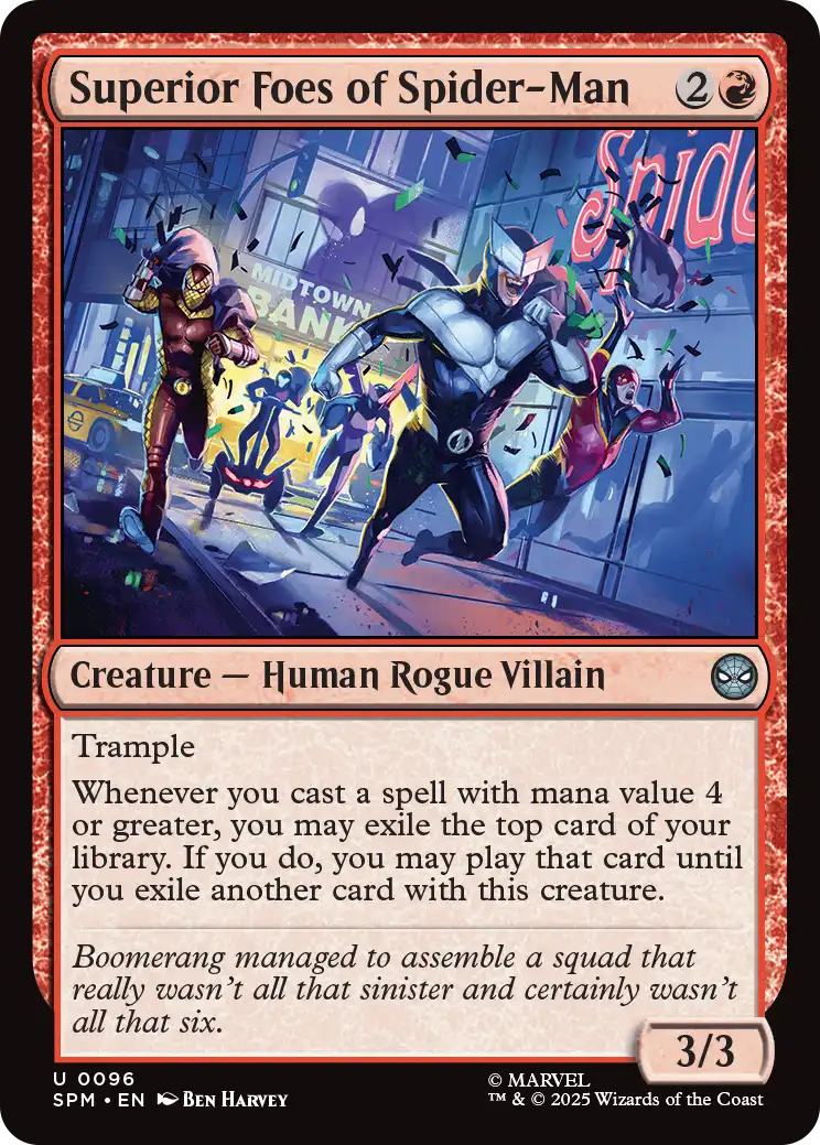 Superior Foes of Spider-Man - Foil