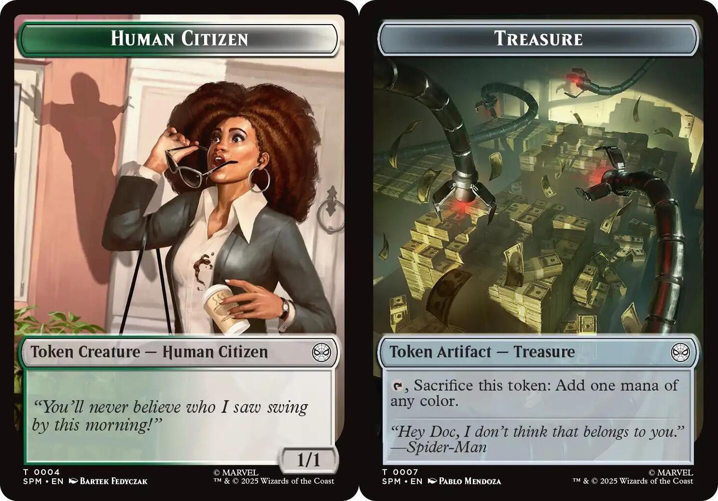 Human Citizen // Treasure Double-Sided Token - Foil