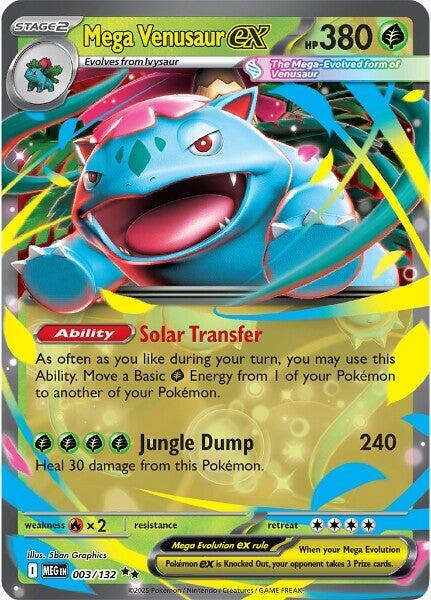 Mega Venusaur ex - 003/132 - Double Rare