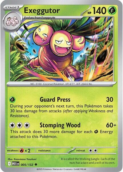 Exeggutor - 005/132 - Uncommon - Reverse Holo