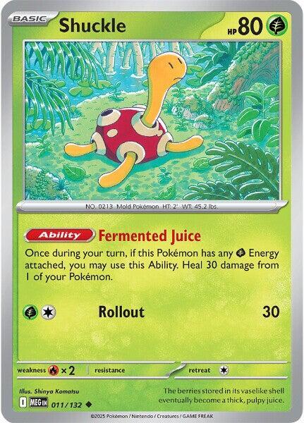 Shuckle - 011/132 - Uncommon - Reverse Holo