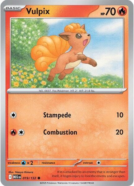 Vulpix - 019/132 - Common - Reverse Holo