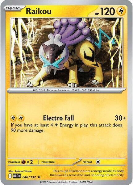 Raikou - 048/132 - Holo Rare