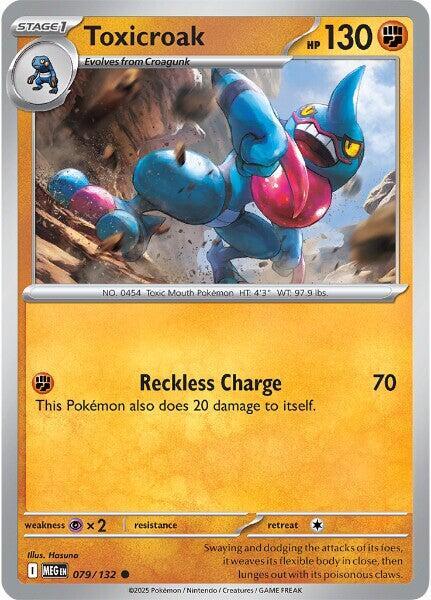 Toxicroak - 079/132 - Common - Reverse Holo