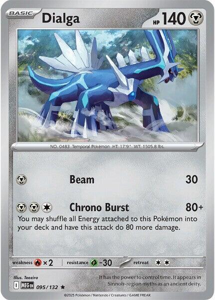 rare dialga pokemon card GX - 100/156 during your opponents next turn Pokemon Dialga Single Strike Legendary